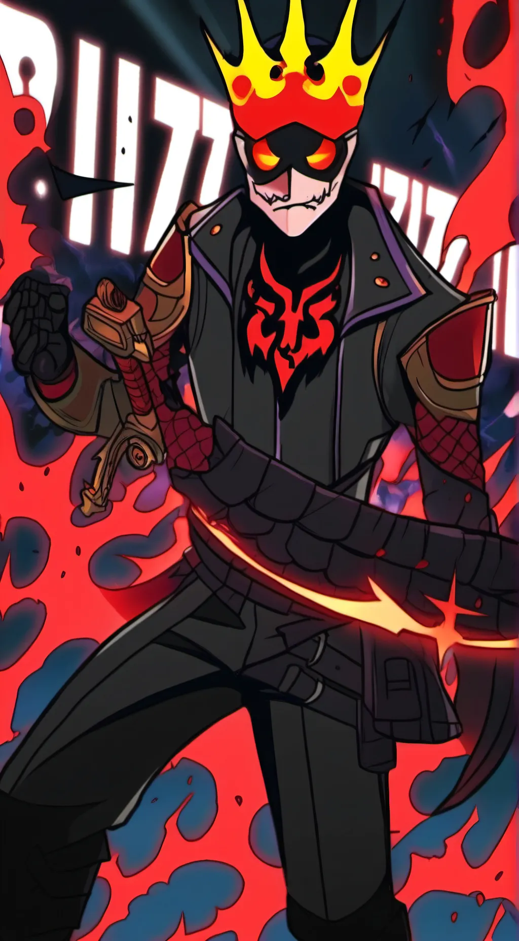 ai character: Blitzyy background