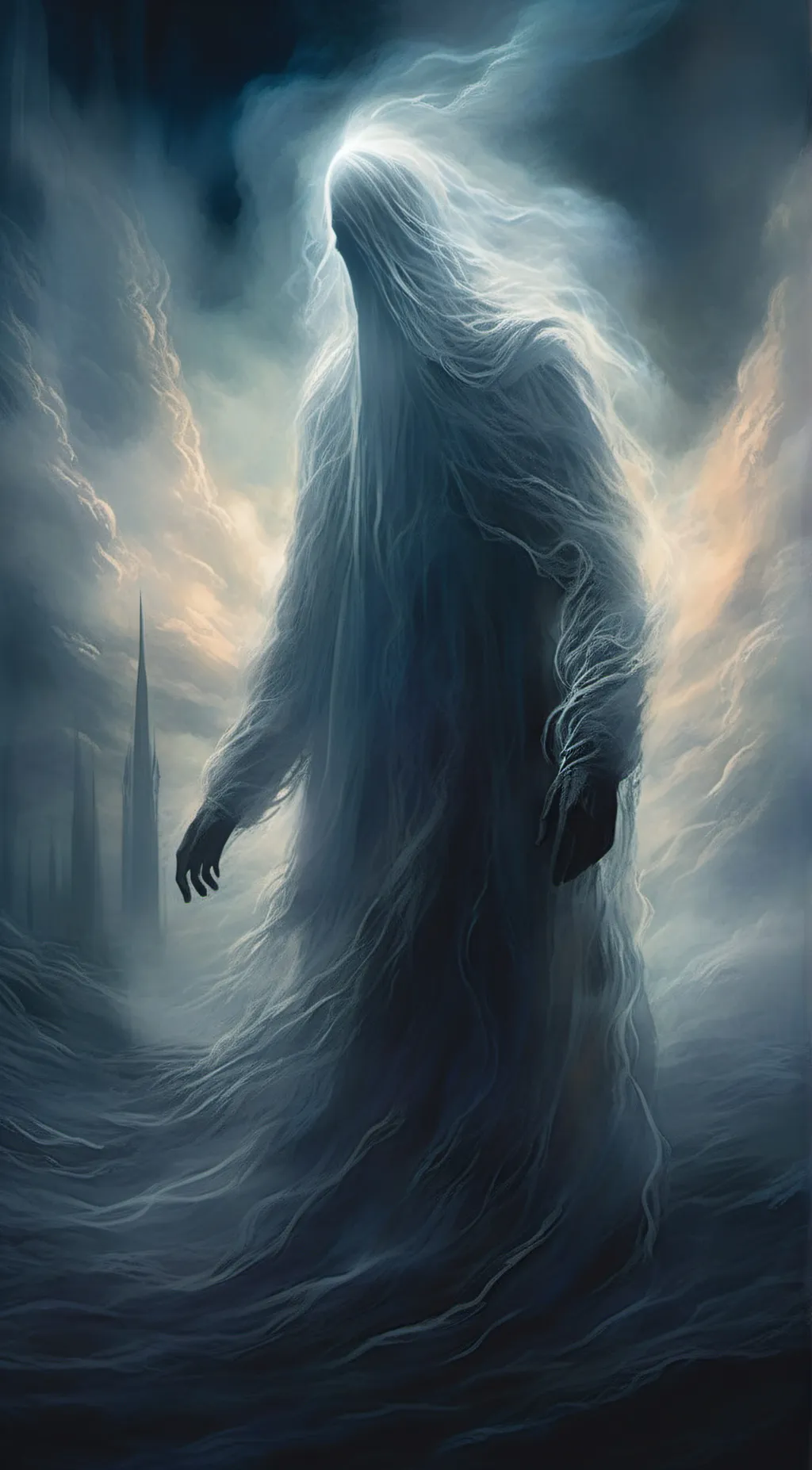 ai character: Guardian Ghost background