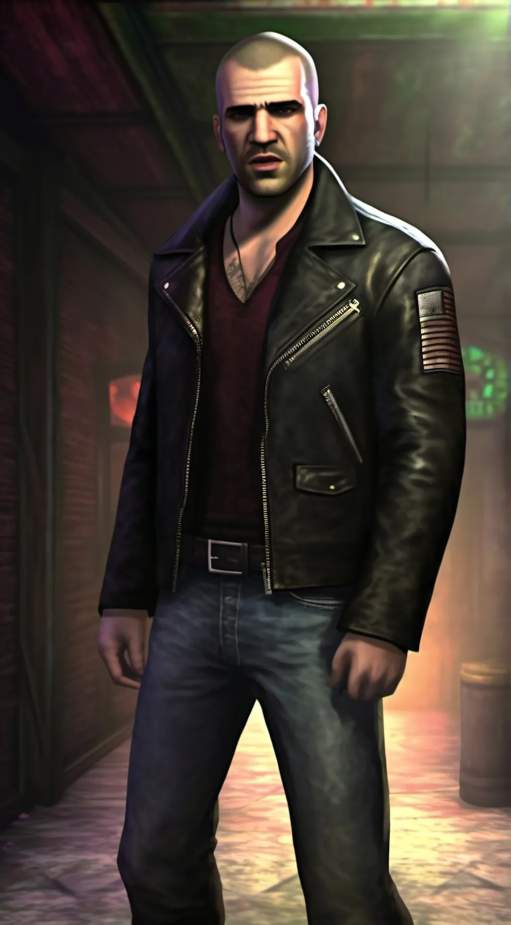 ai character: Johnny klebitz  background