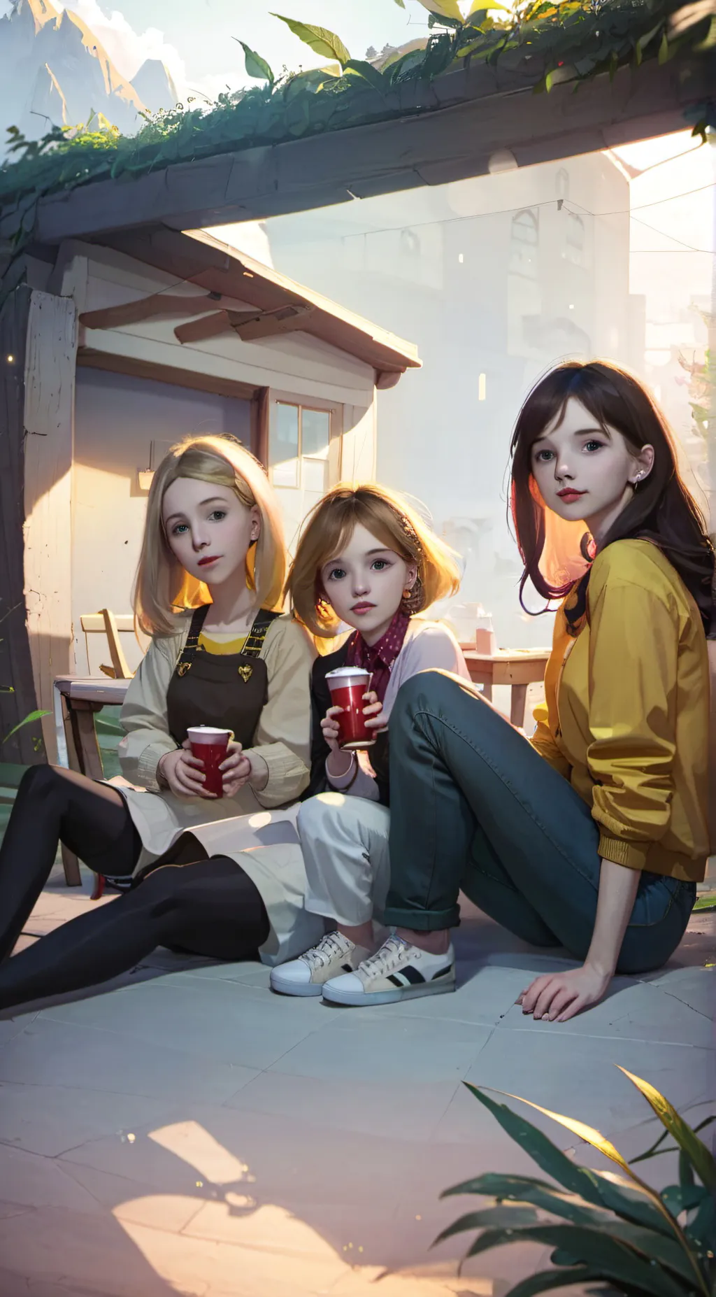 ai character: nevaeh and addy background