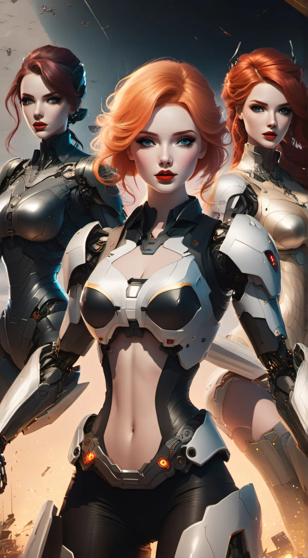 ai character: The iron angels  background