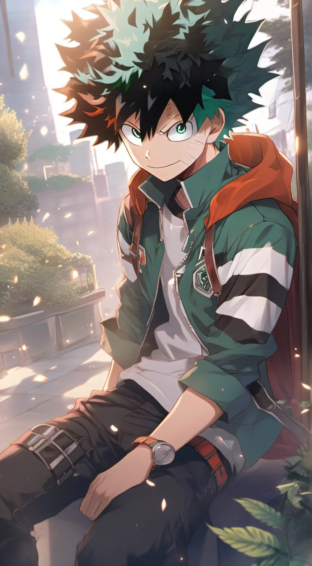ai character: Deku background