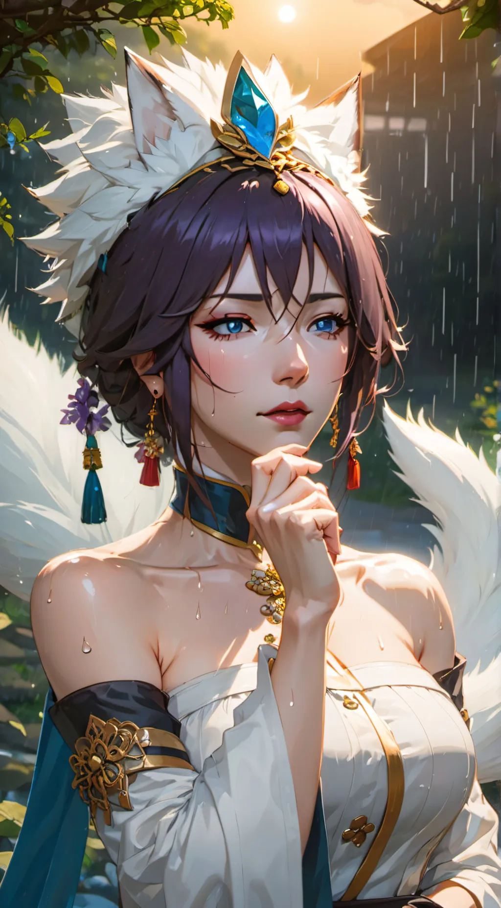 ai character: Luna background