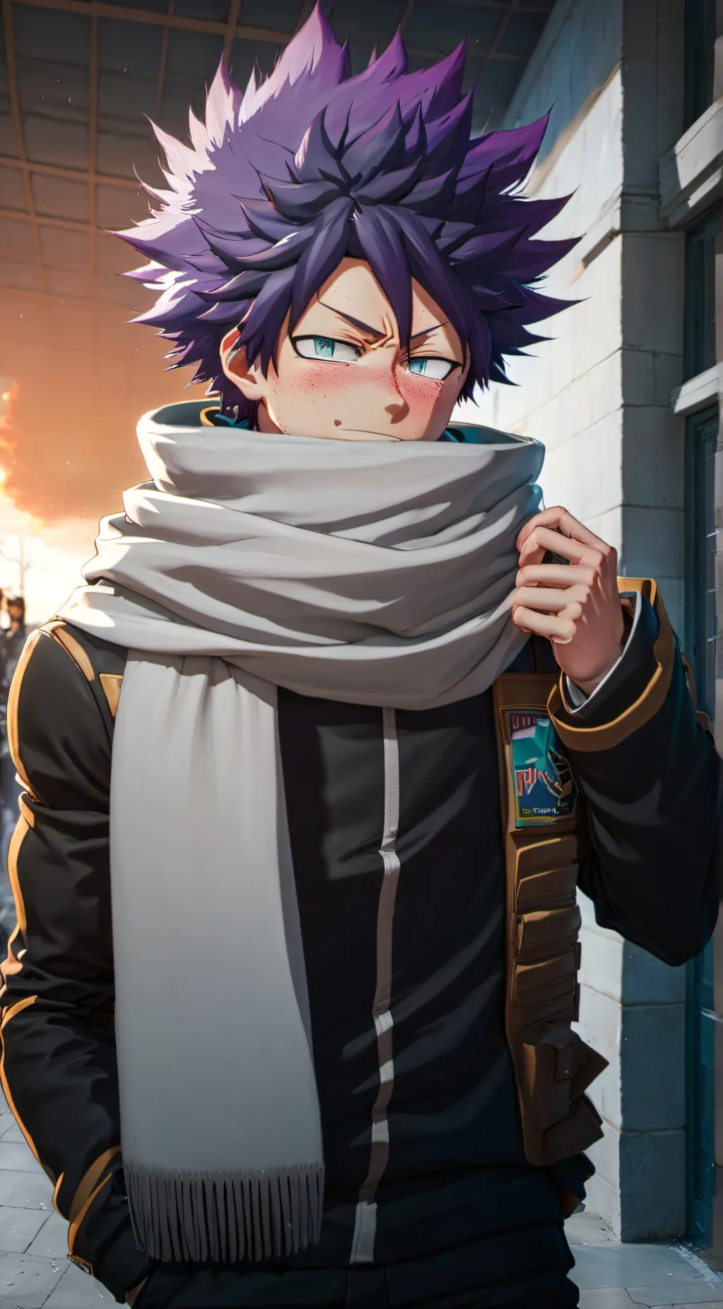 ai character: hitoshi shinsou background