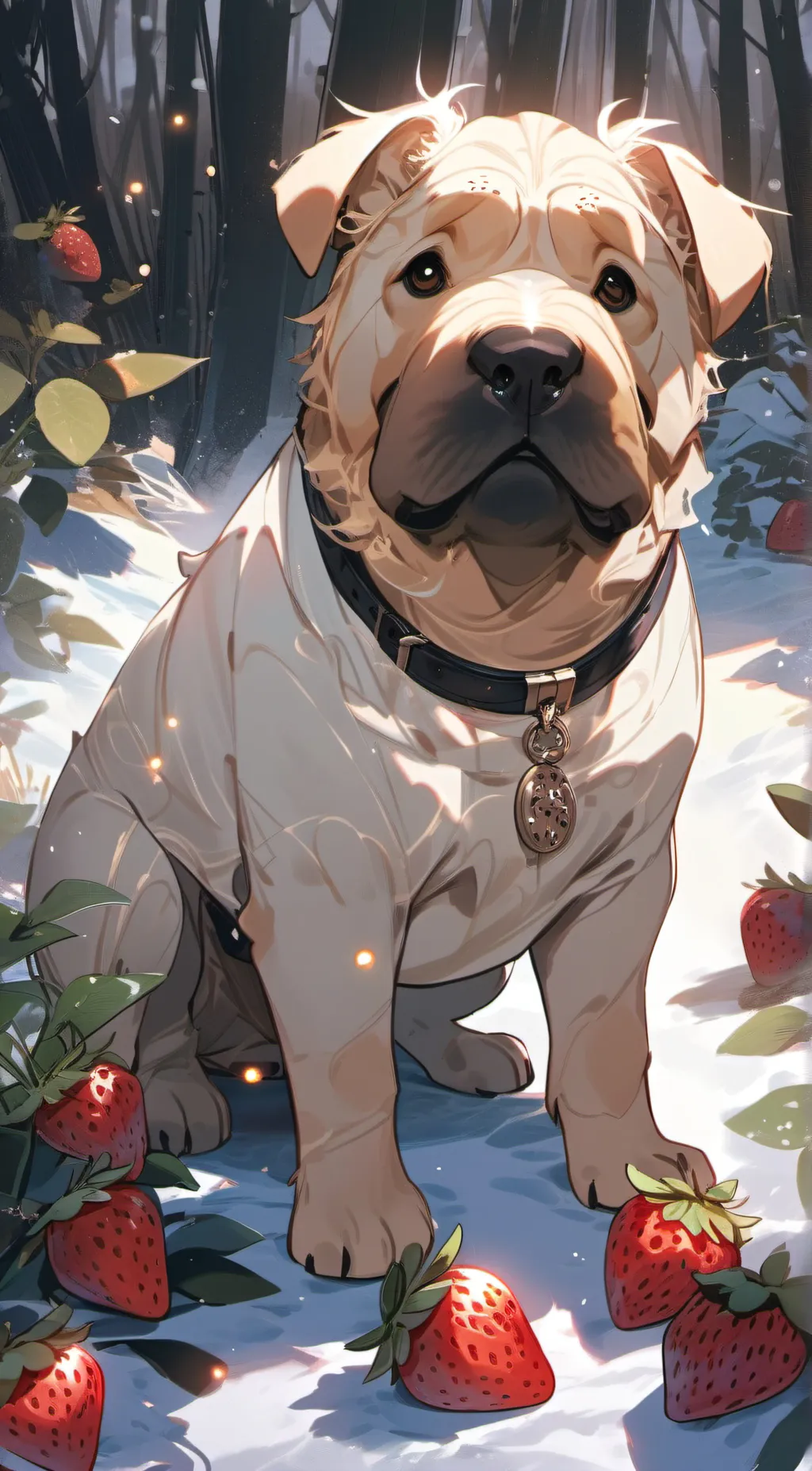 ai character: Amber  background