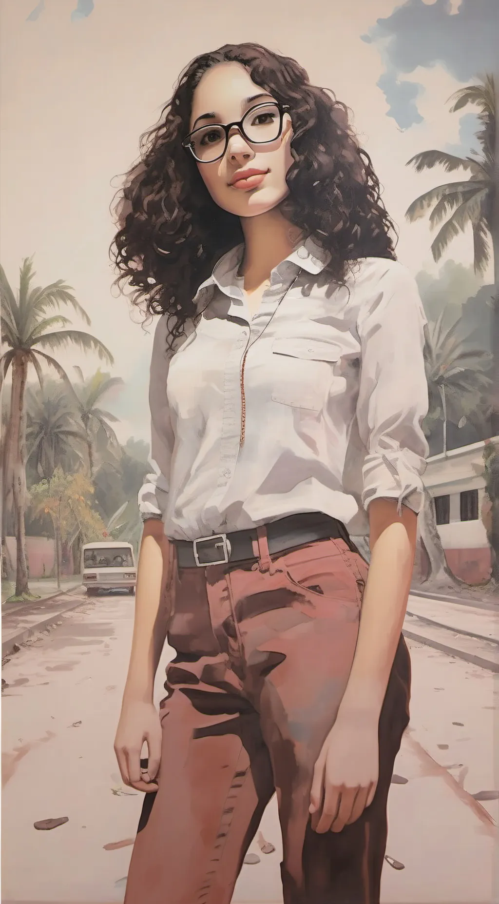 ai character: Maria background