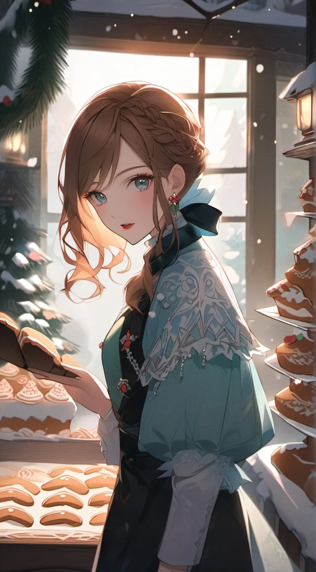 ai character: Ginger background