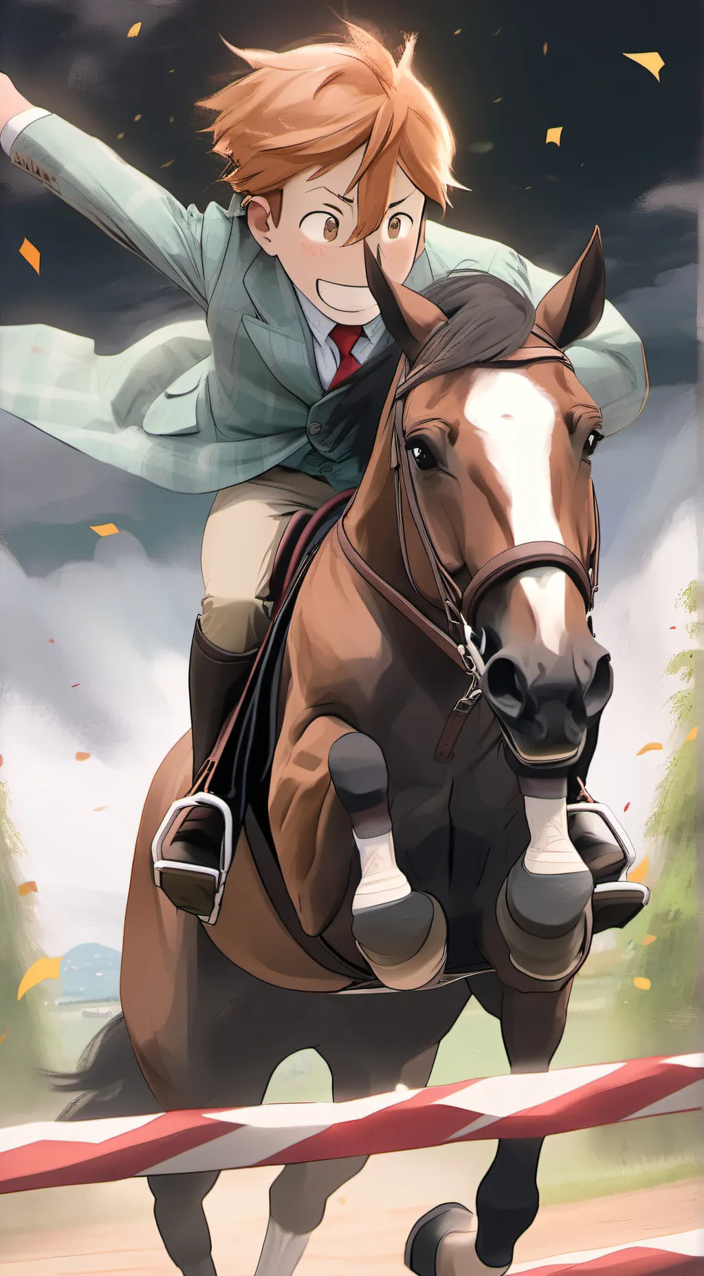 ai character: Olly  background