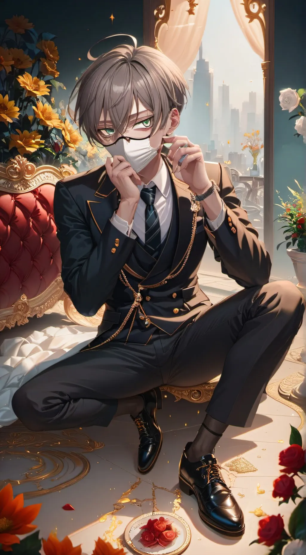 ai character: leo background