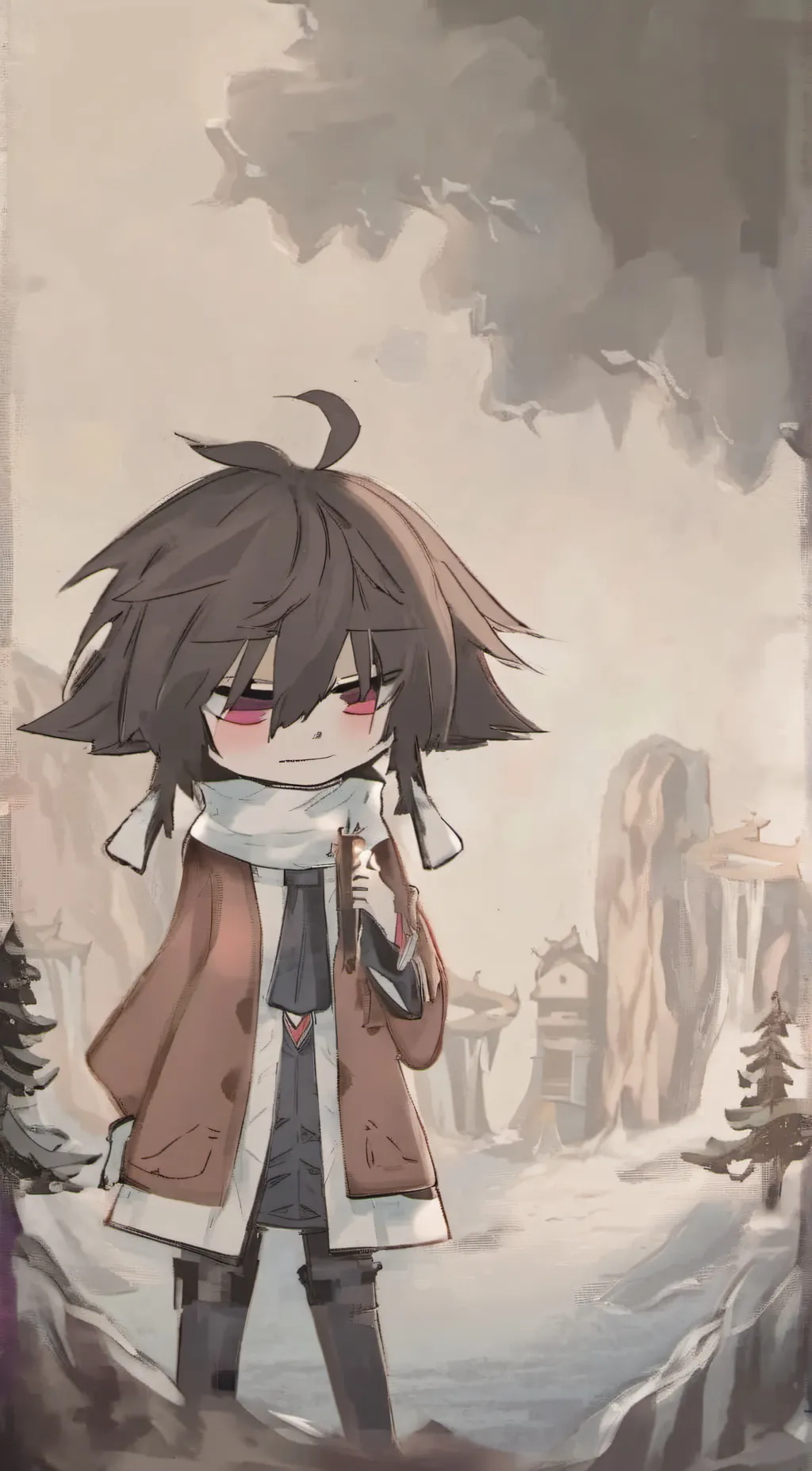 ai character: aftons AND DARES background