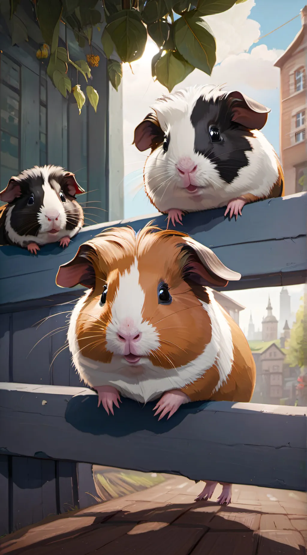 ai character: my pet guinea pigs background