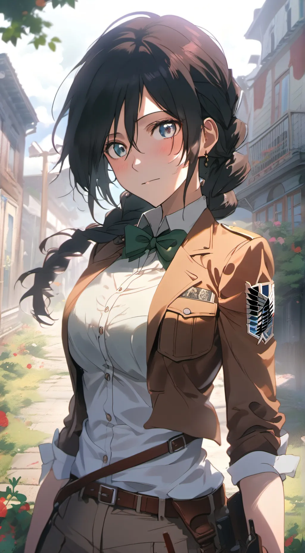 ai character: Mina Carolina background
