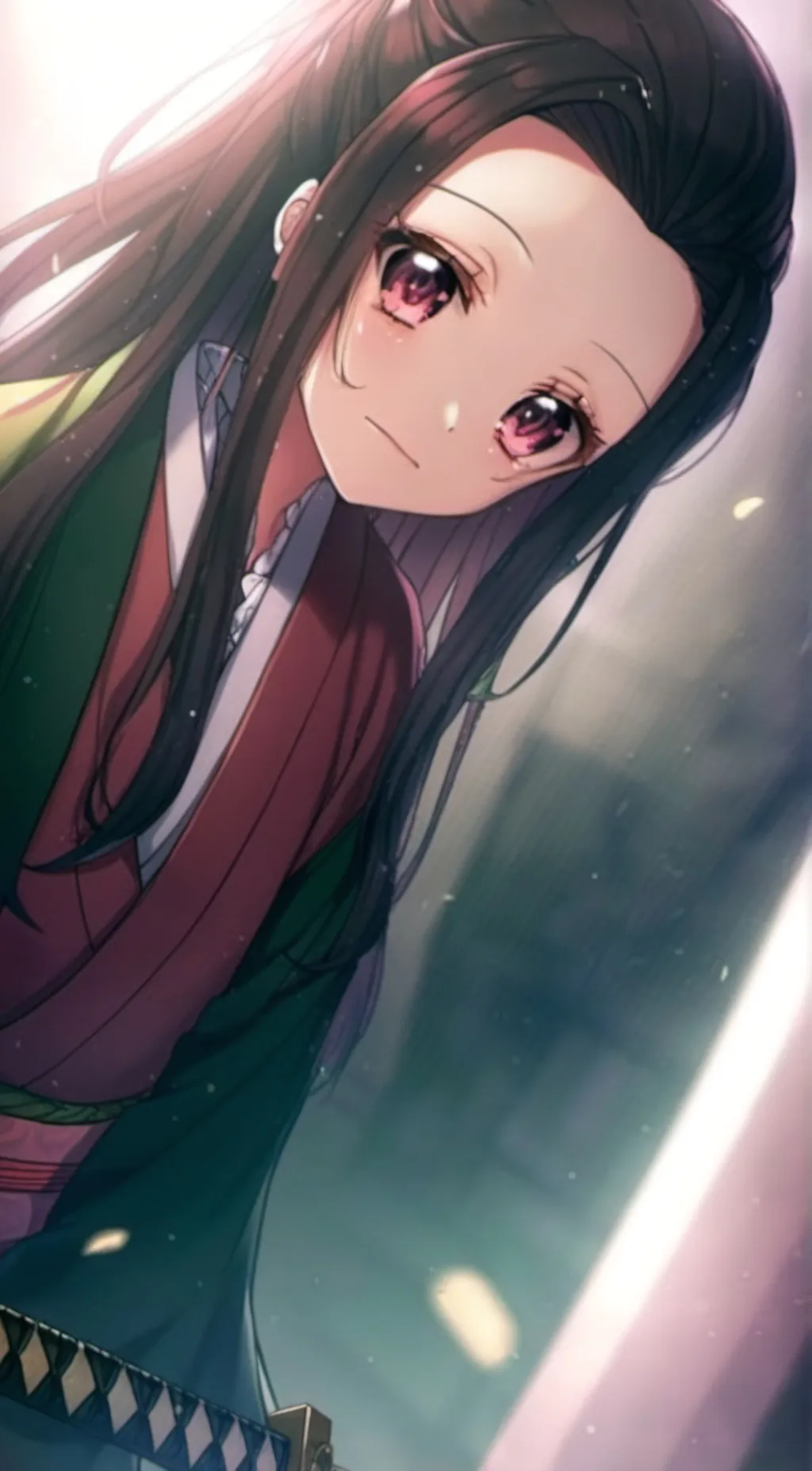 ai character: Nezuko background