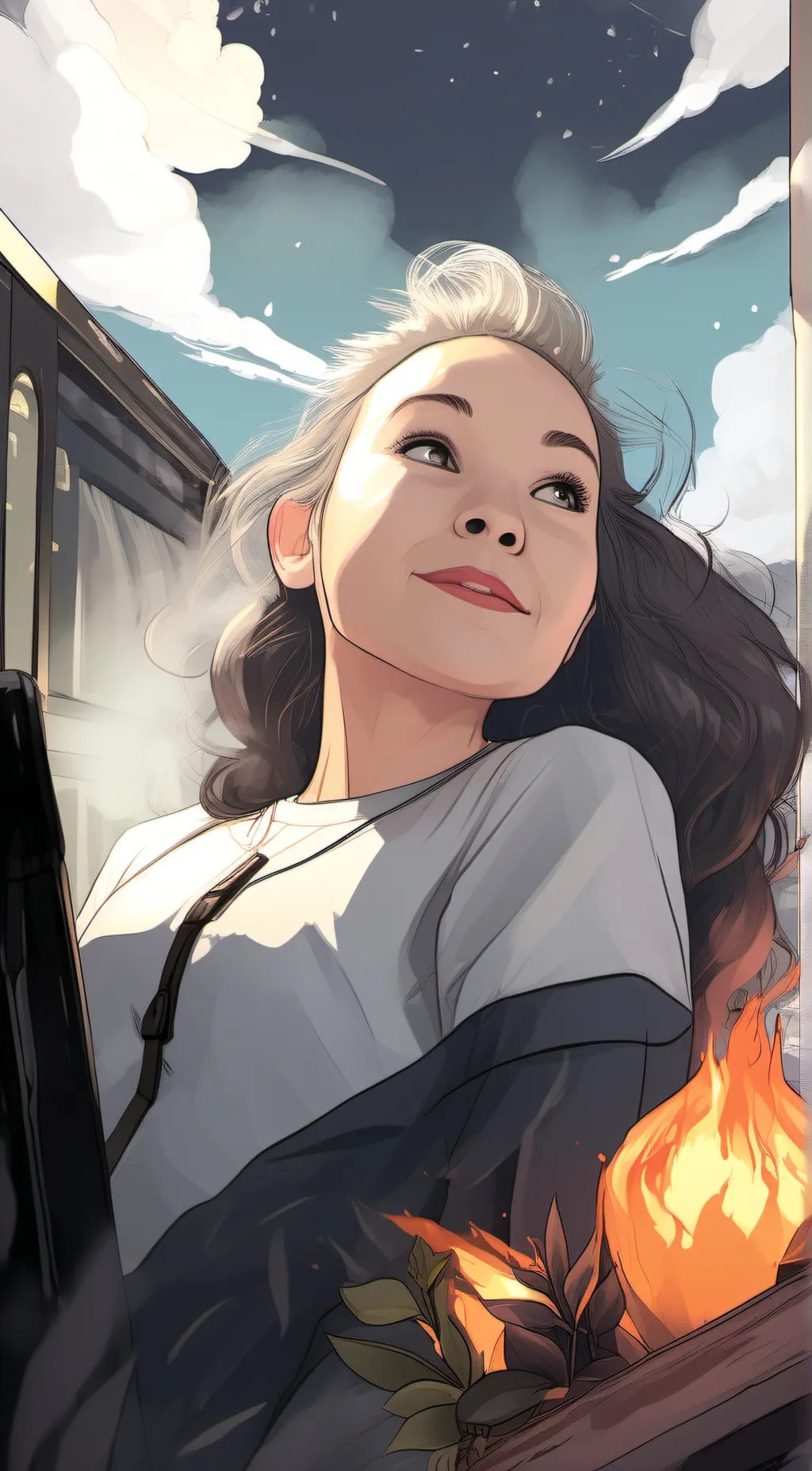 ai character: lily background