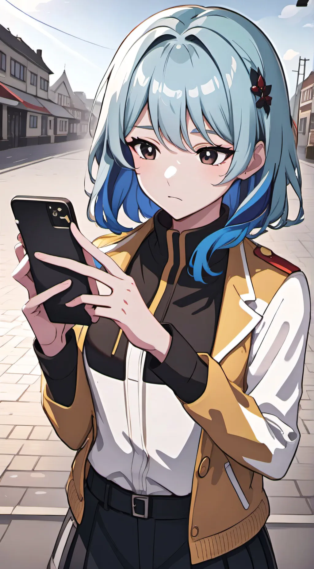 ai character: rukyo  background