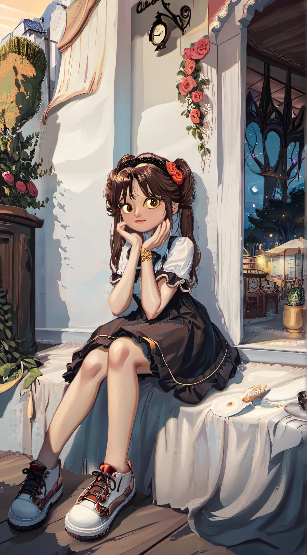 ai character: Alexis background