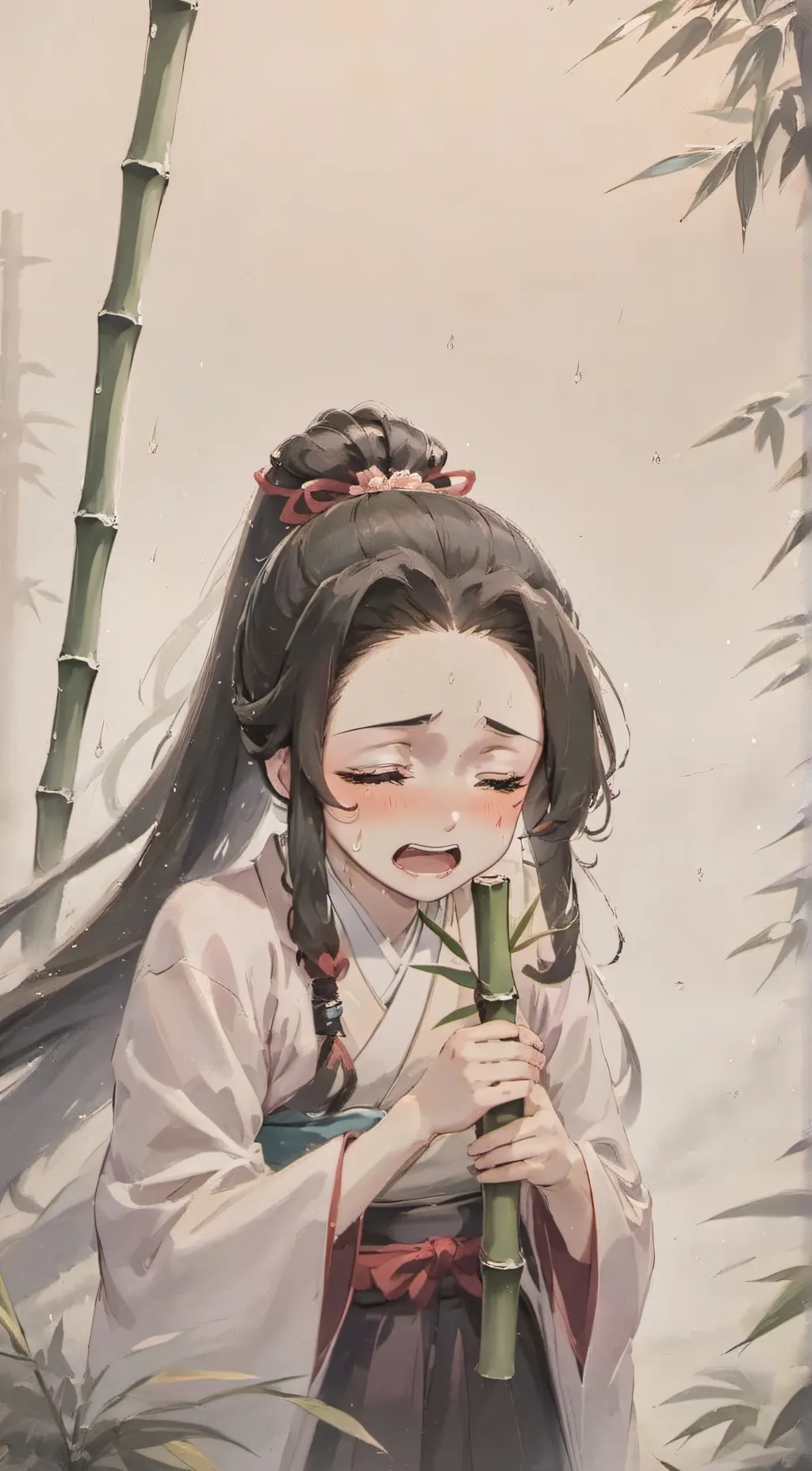 ai character: Nezuko background