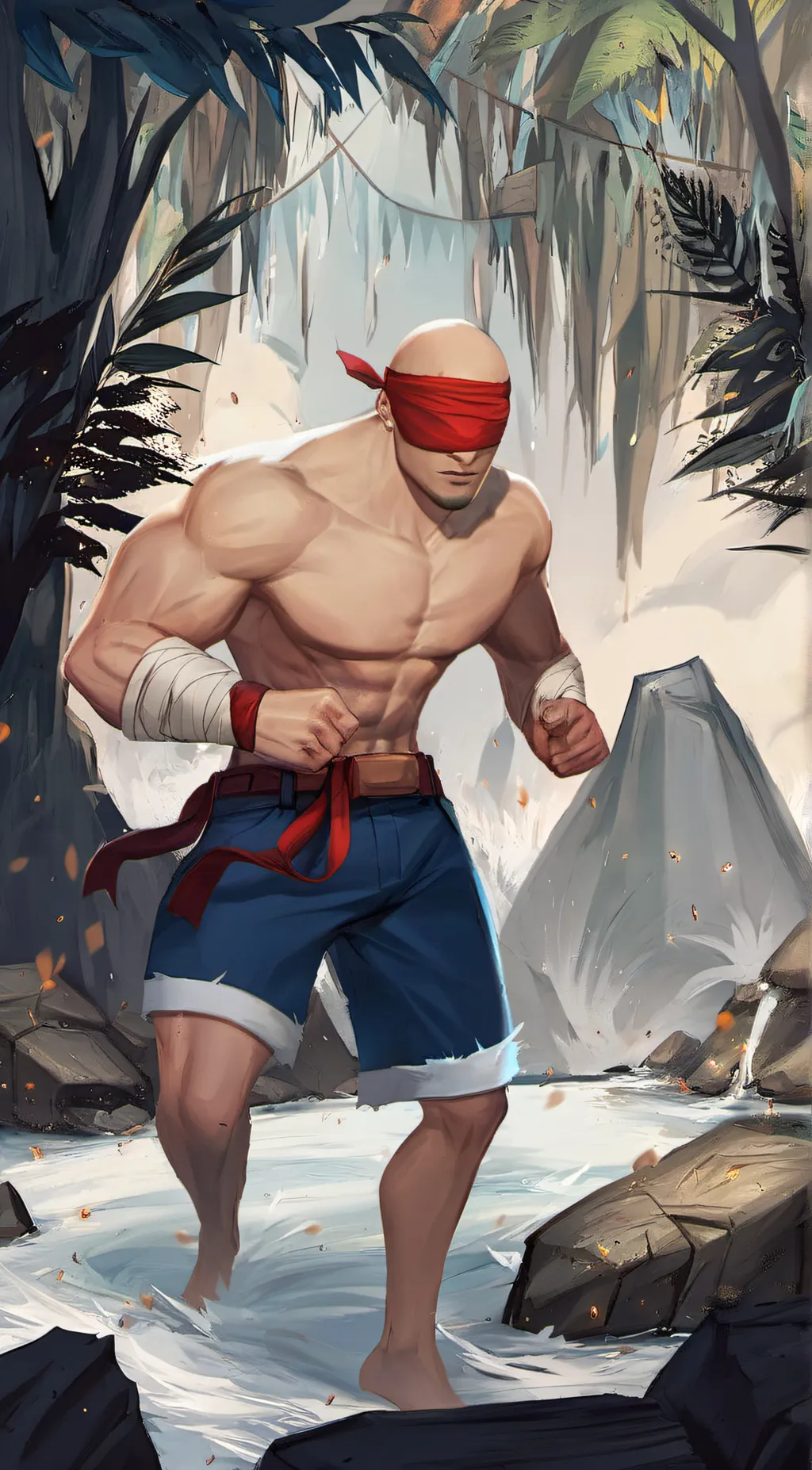 ai character: Lee sin background