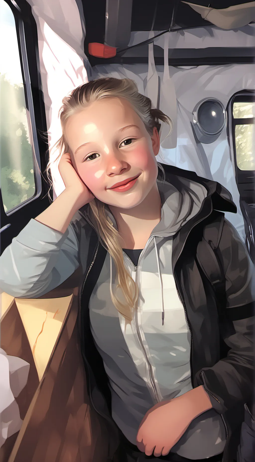 ai character: Lillian Marie background