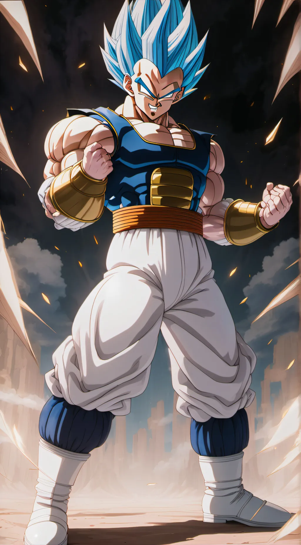 ai character: Prince Vegeta background