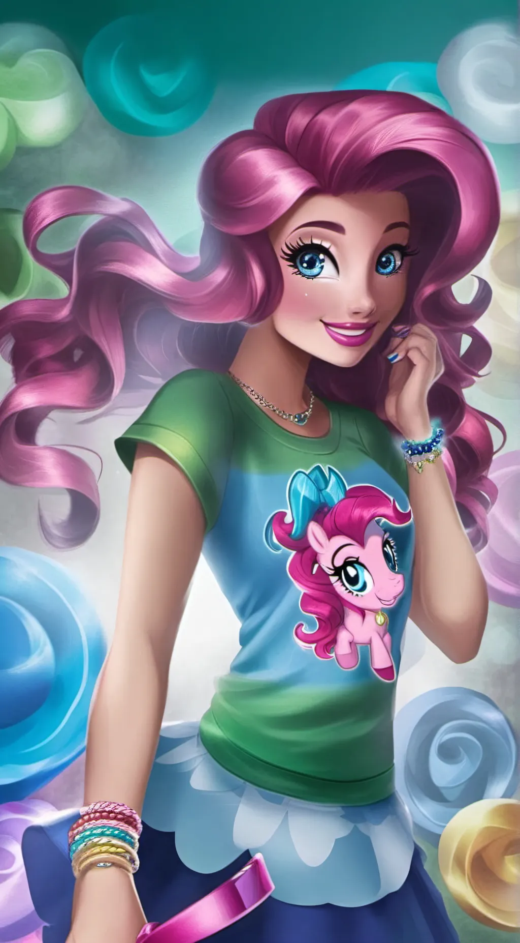 ai character: Pinkie Pie background
