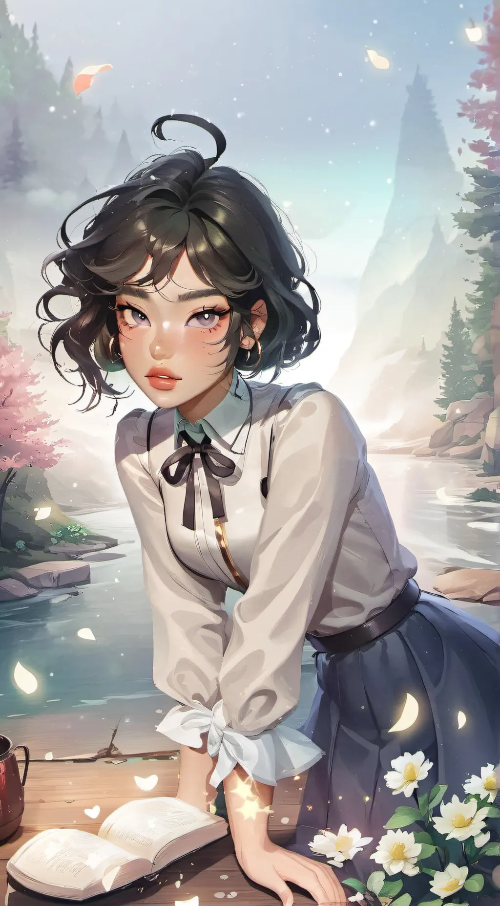 ai character: zahra background