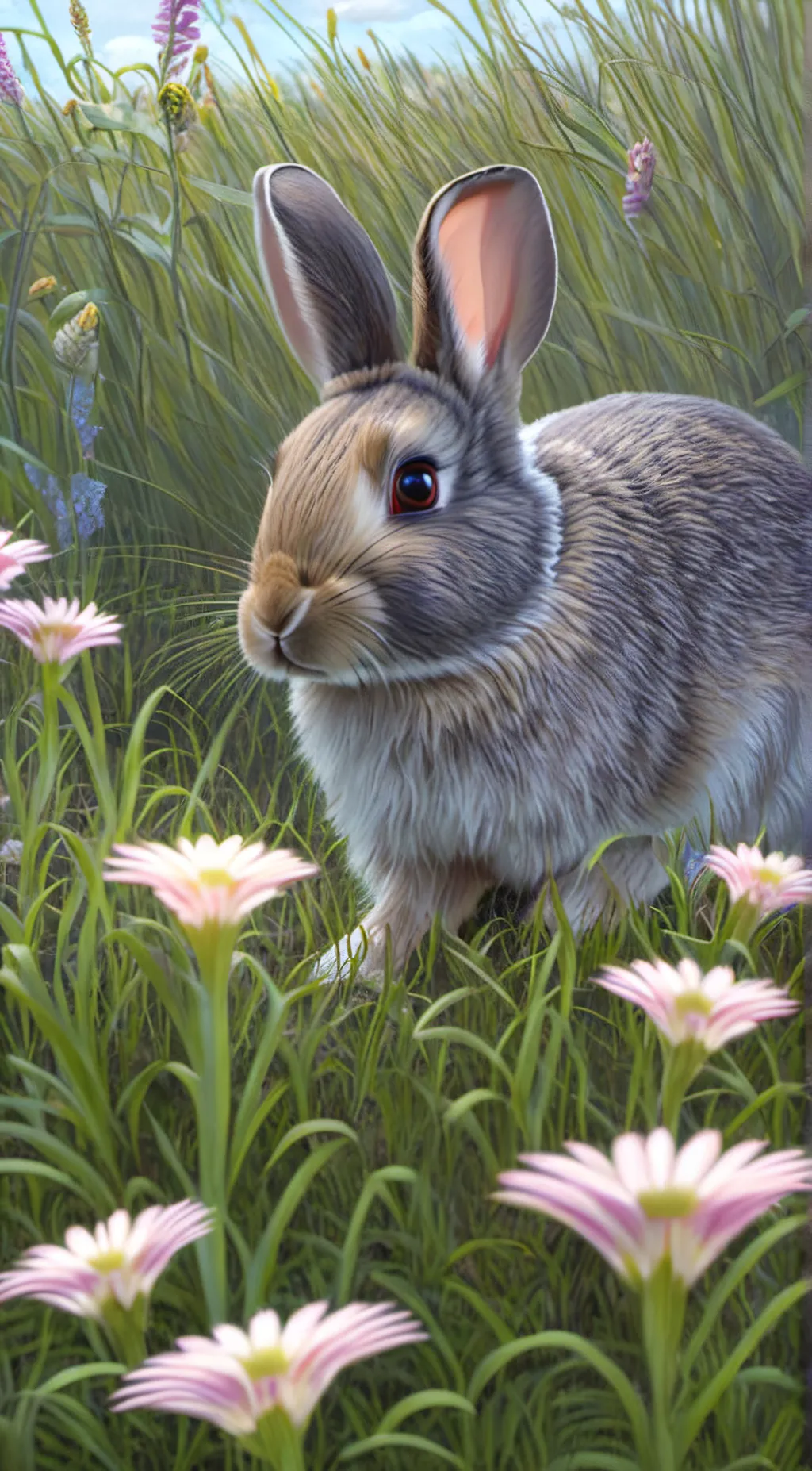 ai character: Rabbit 2 background