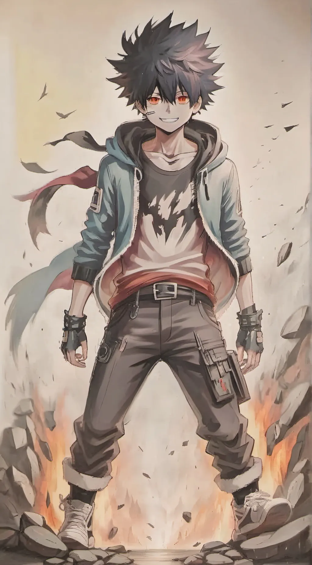 ai character: dabi background