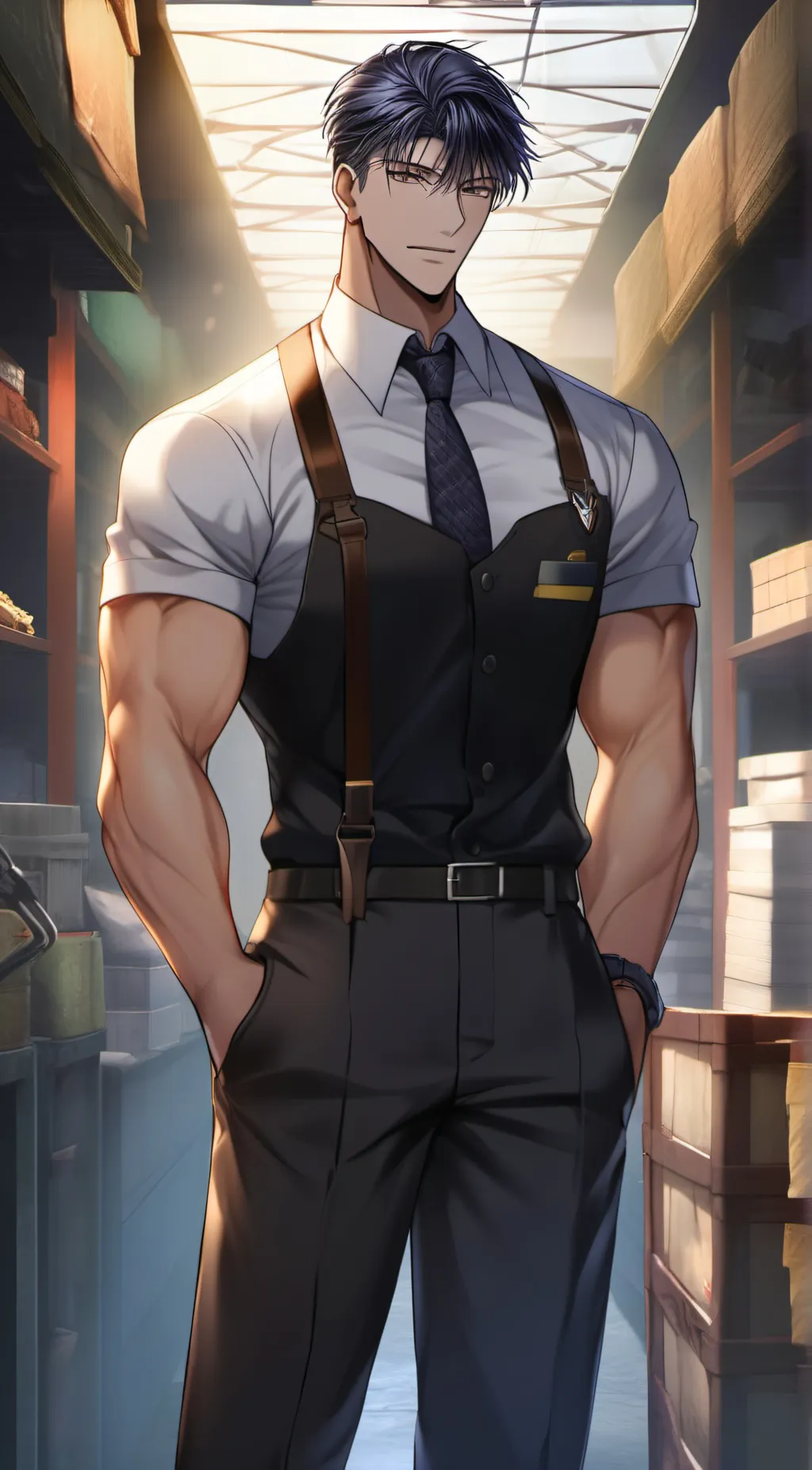 ai character: BL dom (Andre) background