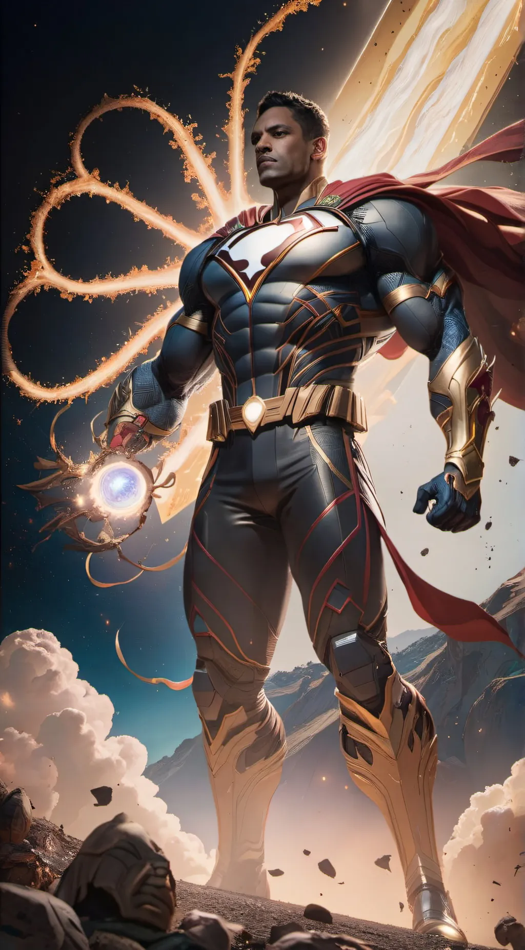 ai character: Darksied background