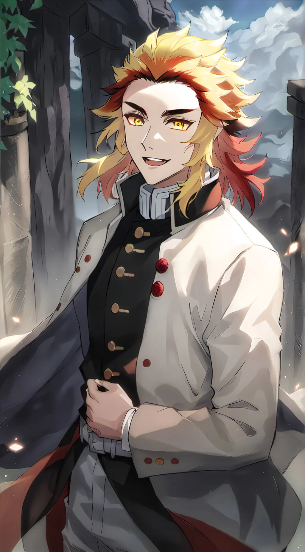 ai character: rengoku  background