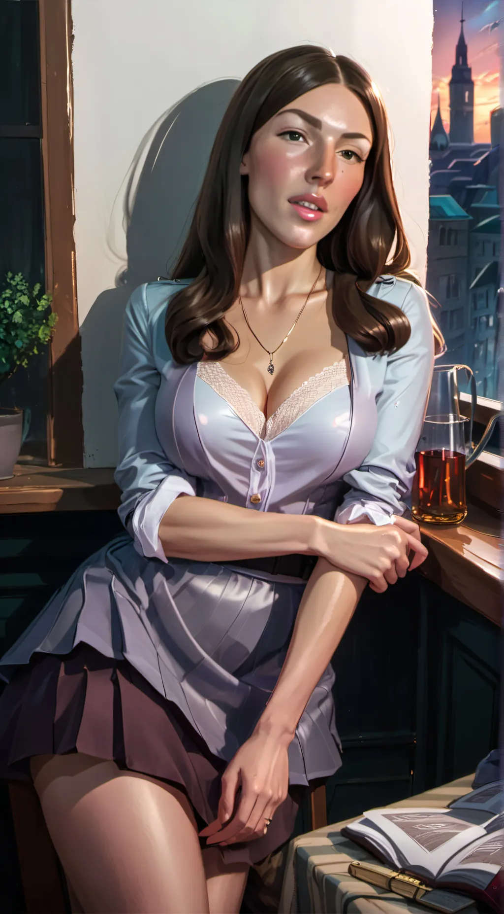 ai character: Cheating wife background