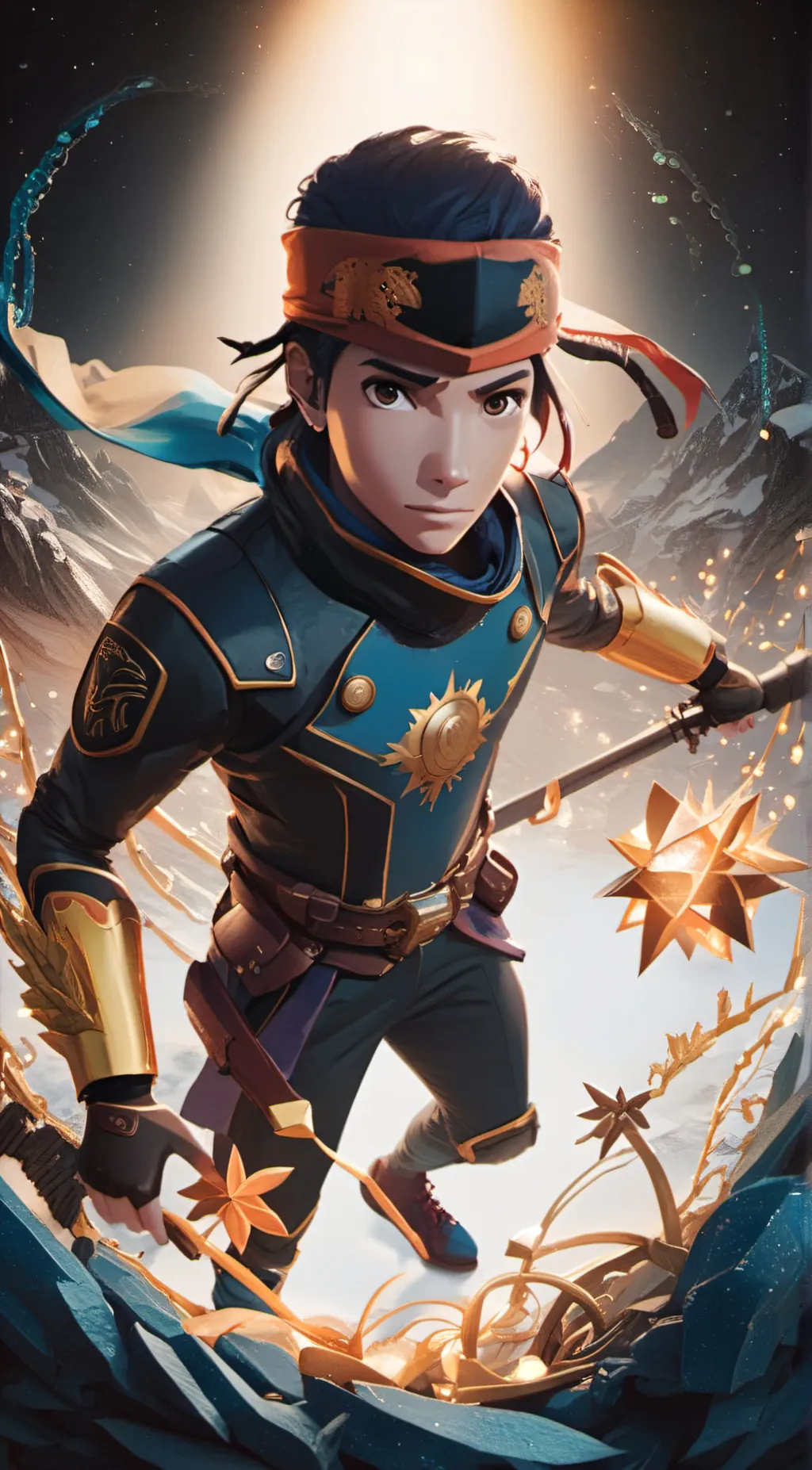ai character: Jameer  background