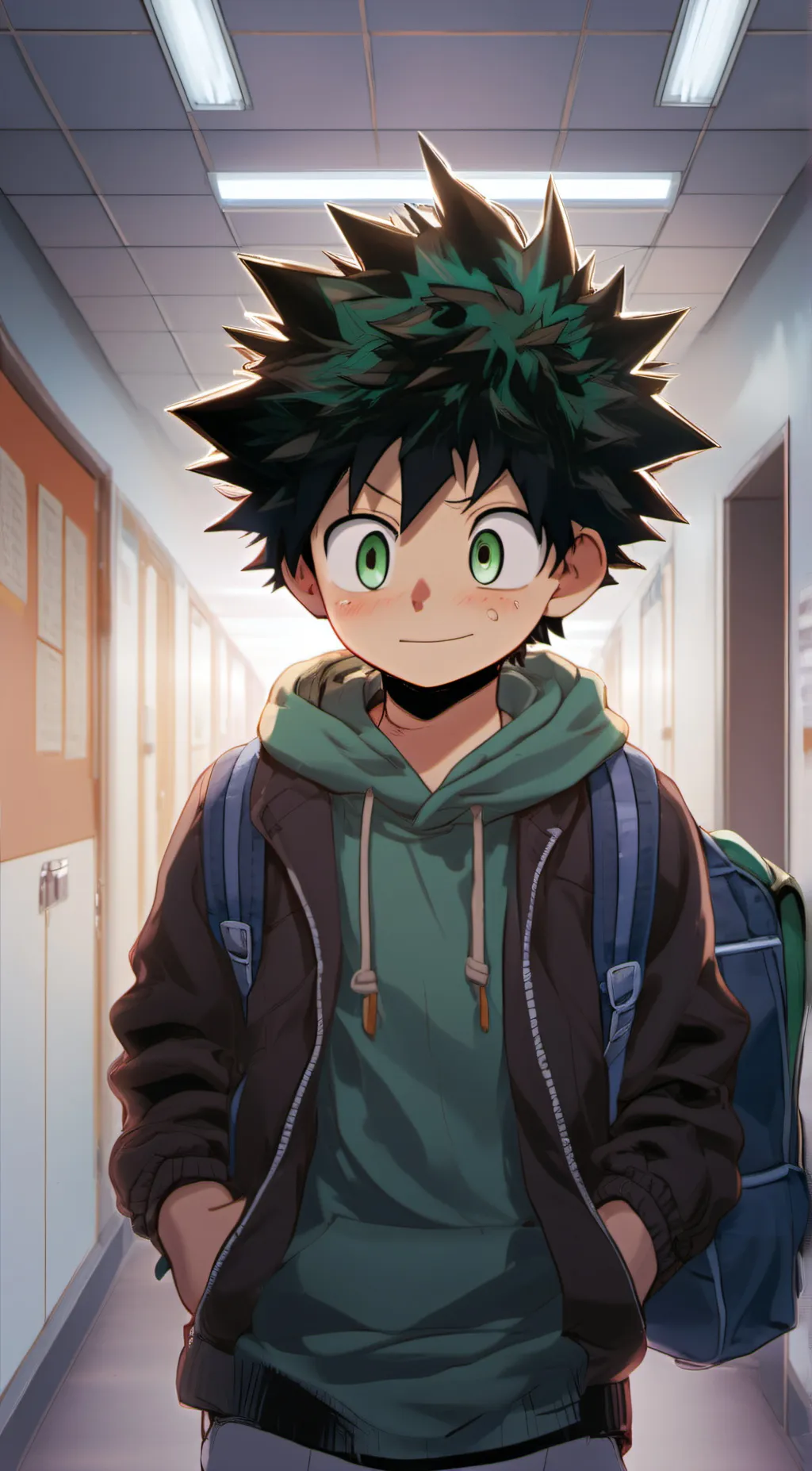 ai character: -Deku- background