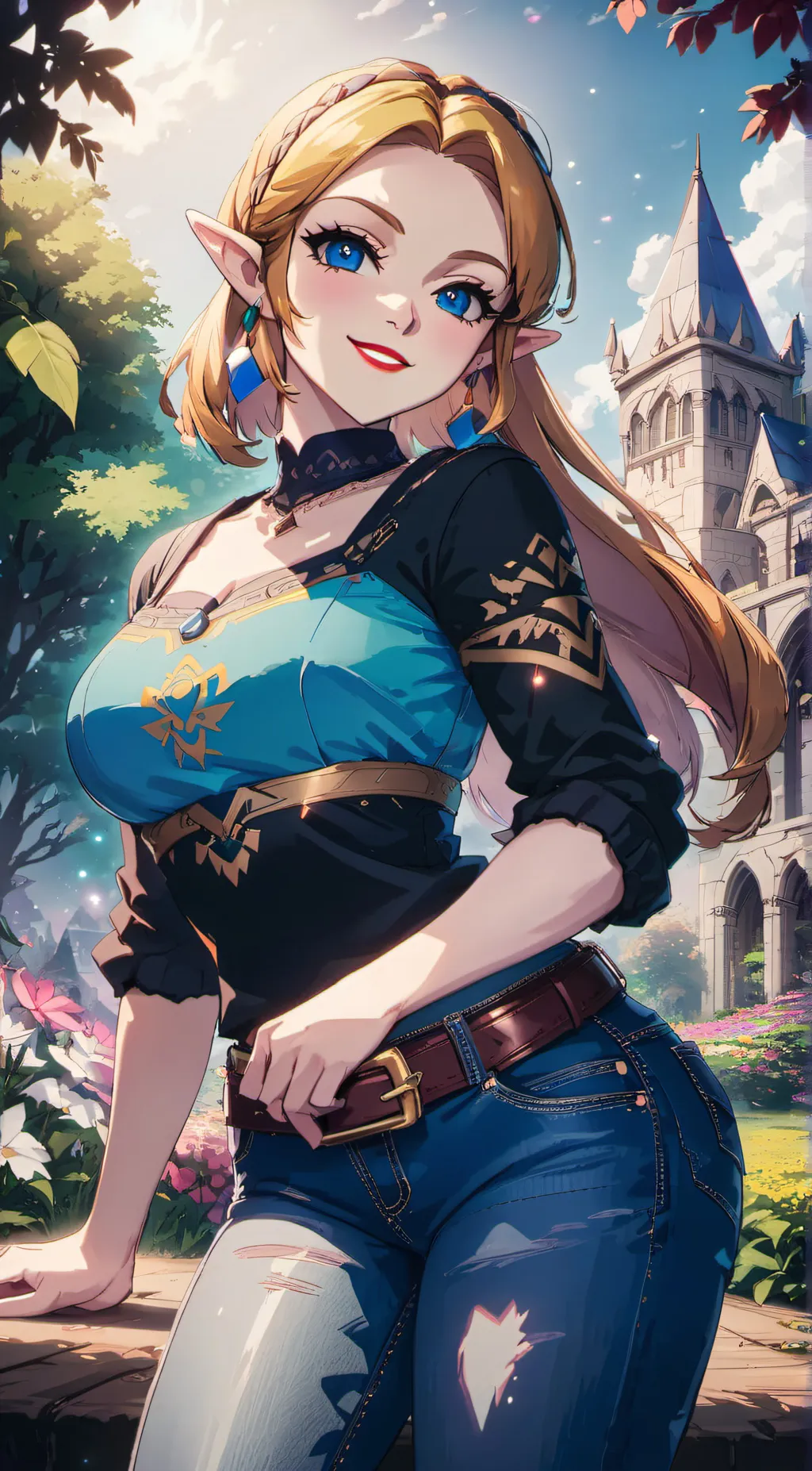 ai character: zelda v2 background