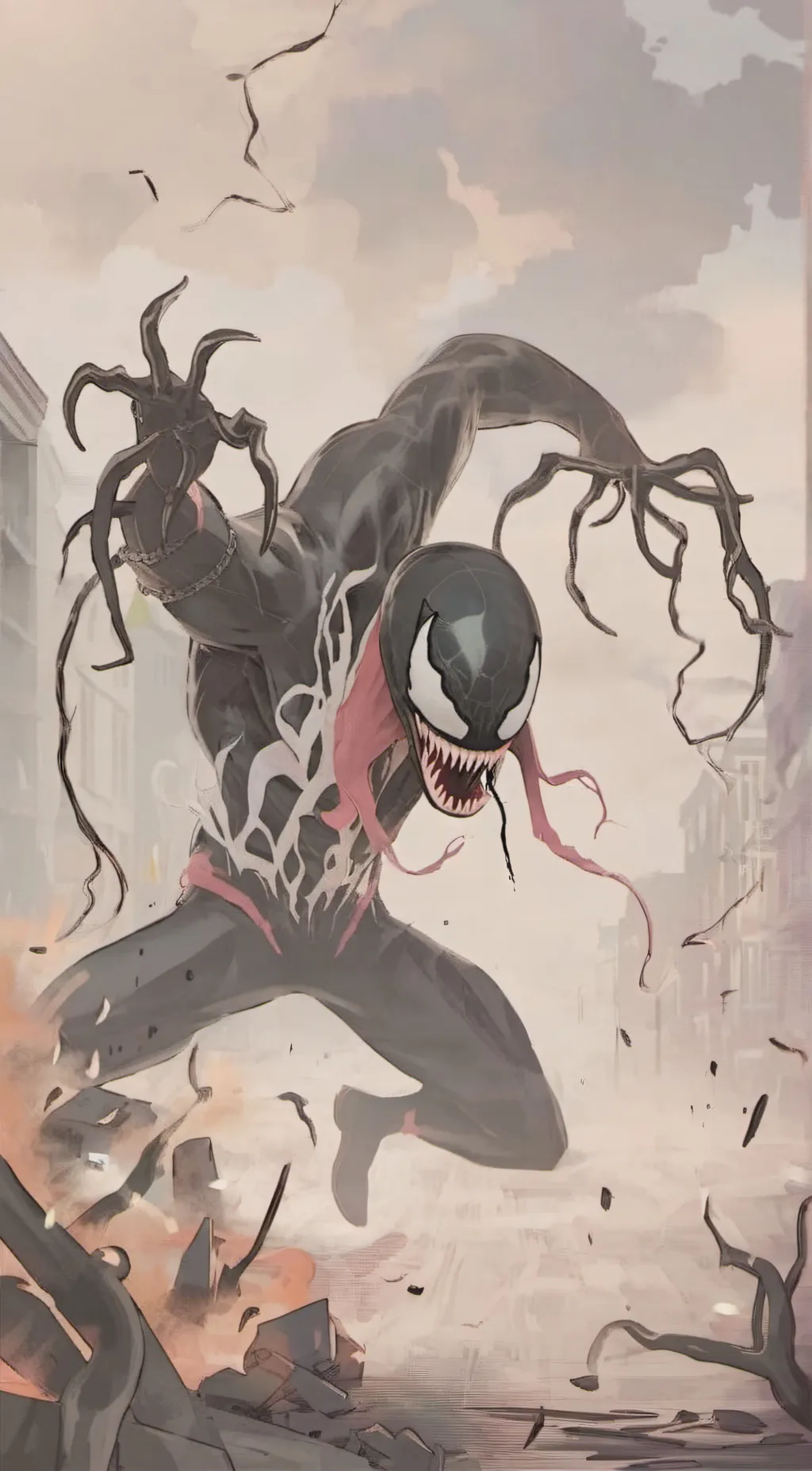 ai character: Venom background