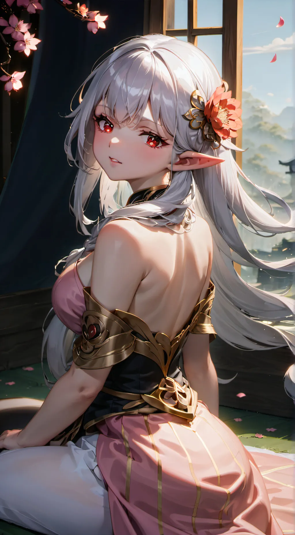 ai character: Tinúviel Eleanor background