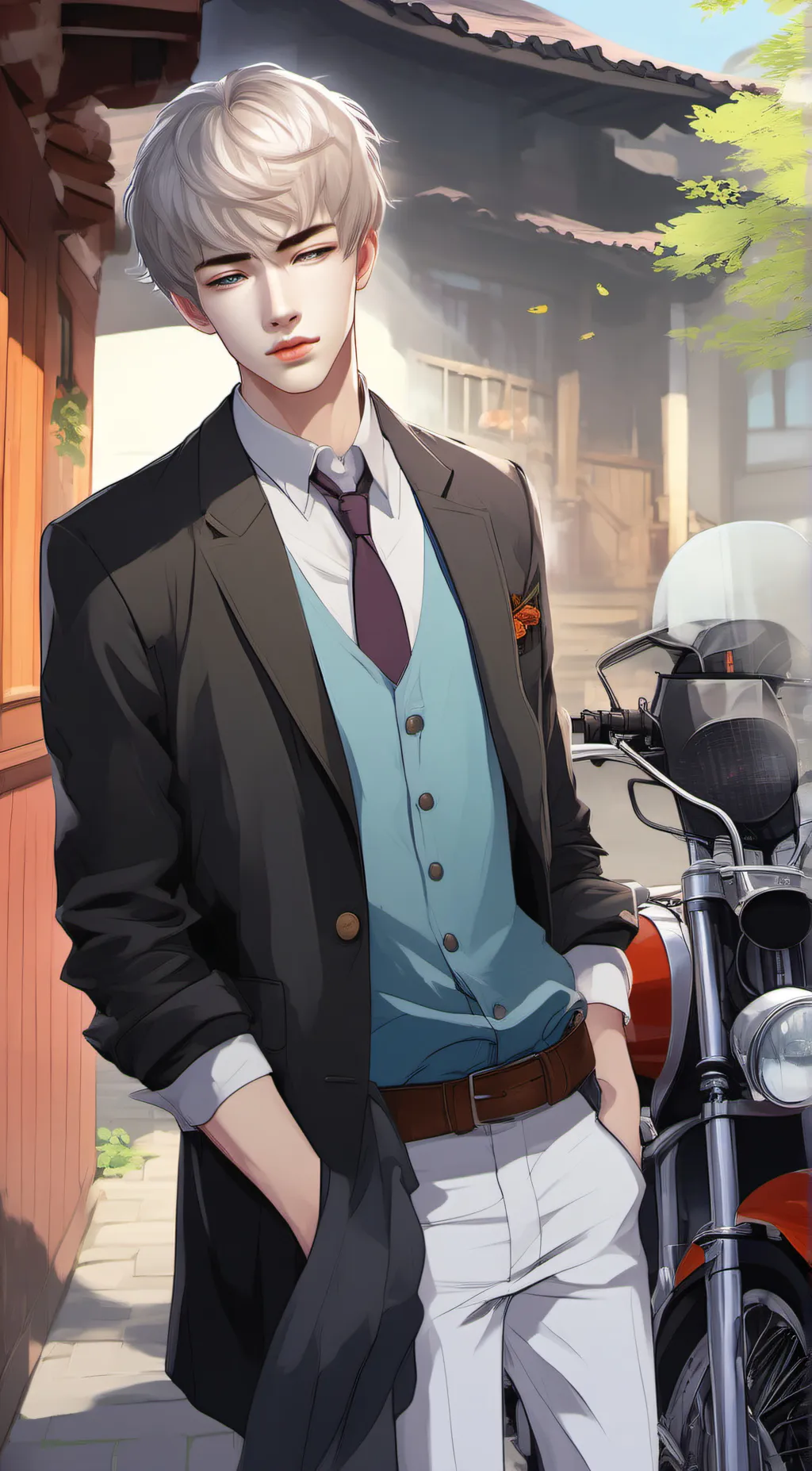 ai character: Marco background