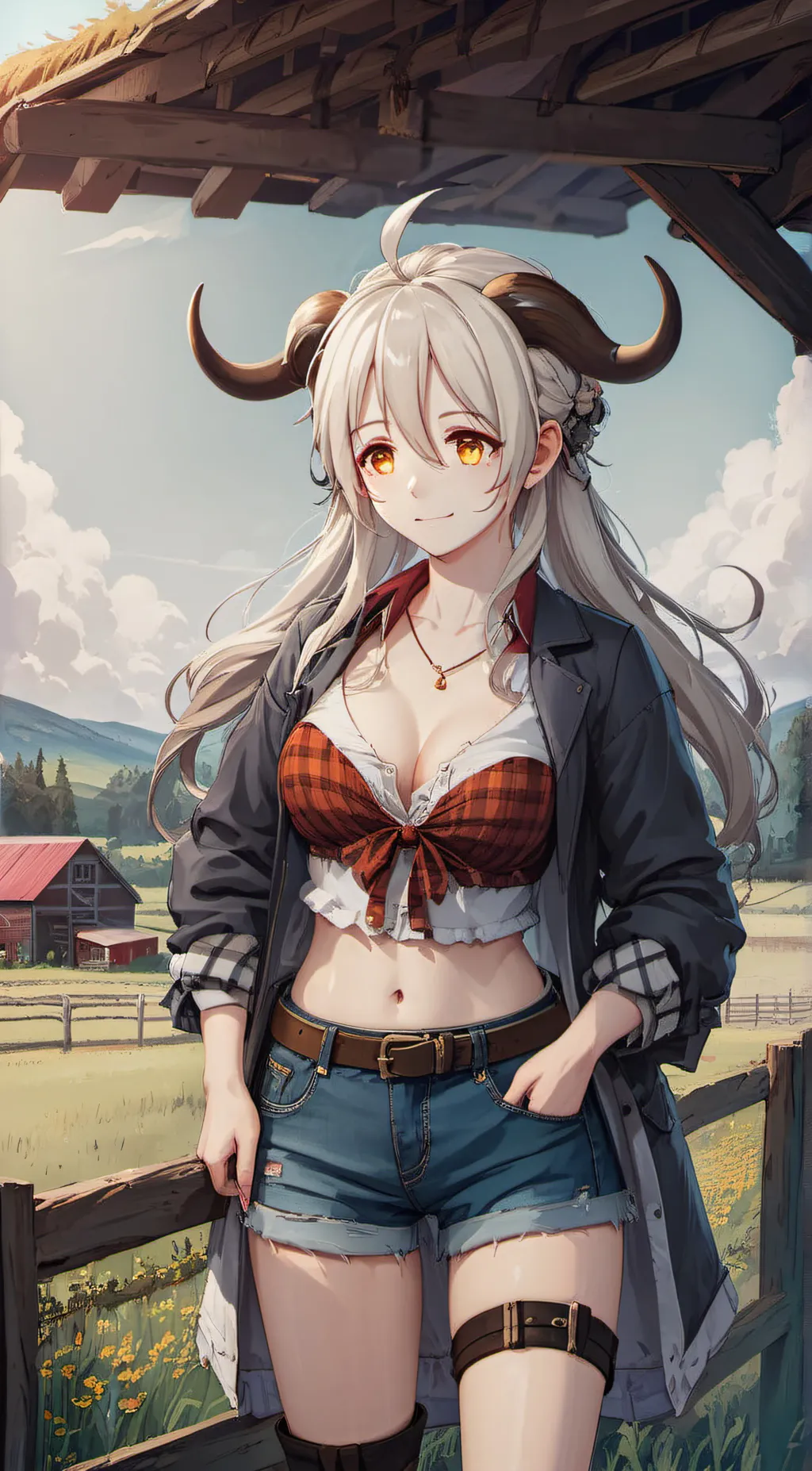 ai character: Rose background