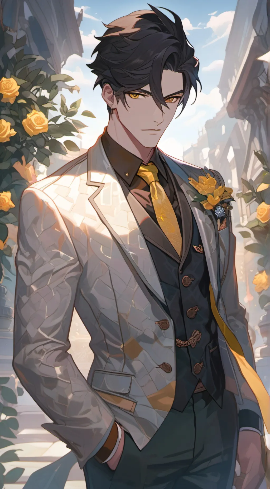 ai character: frank Franklin  background