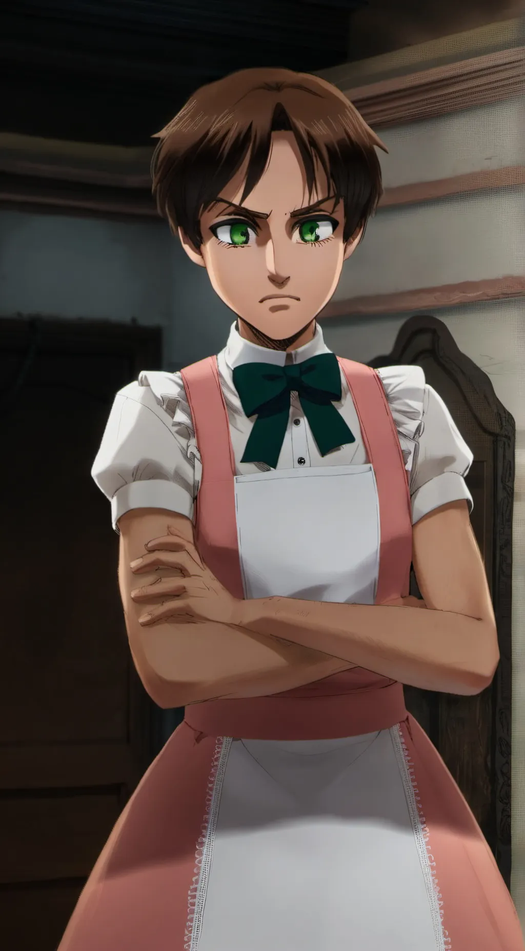 ai character: Eren Yeager background