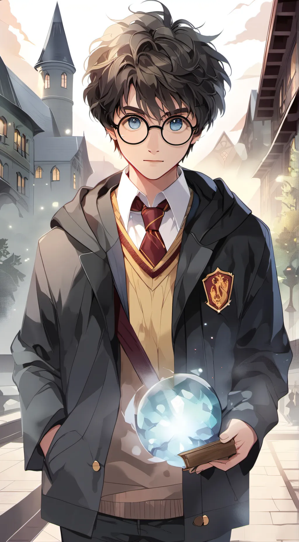 ai character: harry potter background