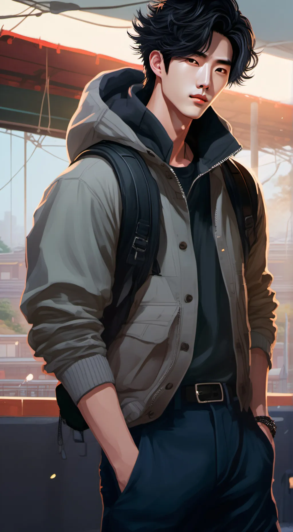 ai character: Seo Joon background