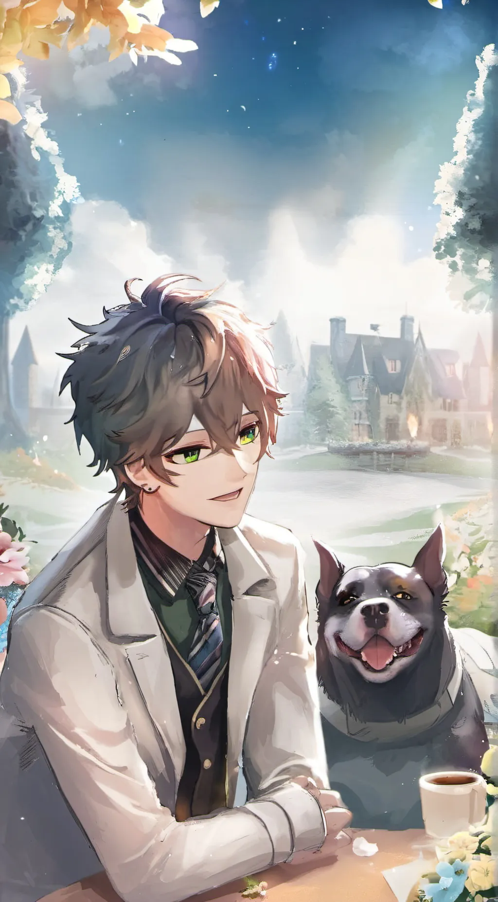 ai character: Luke  background