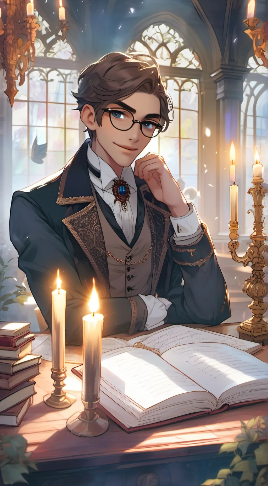 ai character: Charles  background