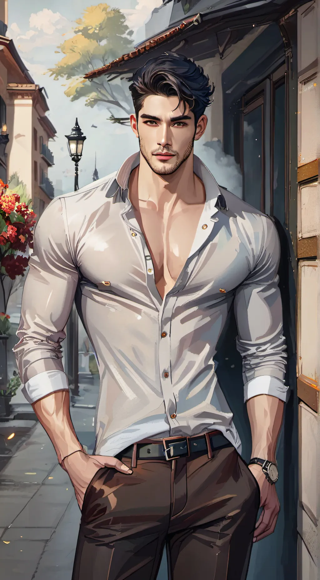 ai character: Uro background