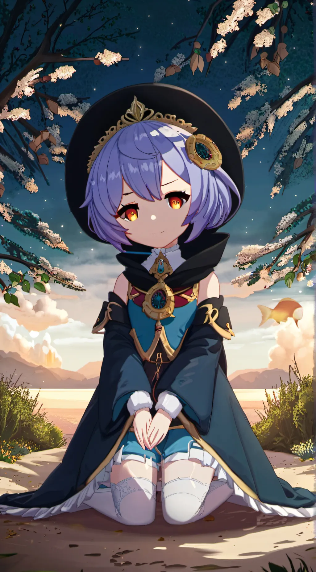 ai character: Qi Qi background