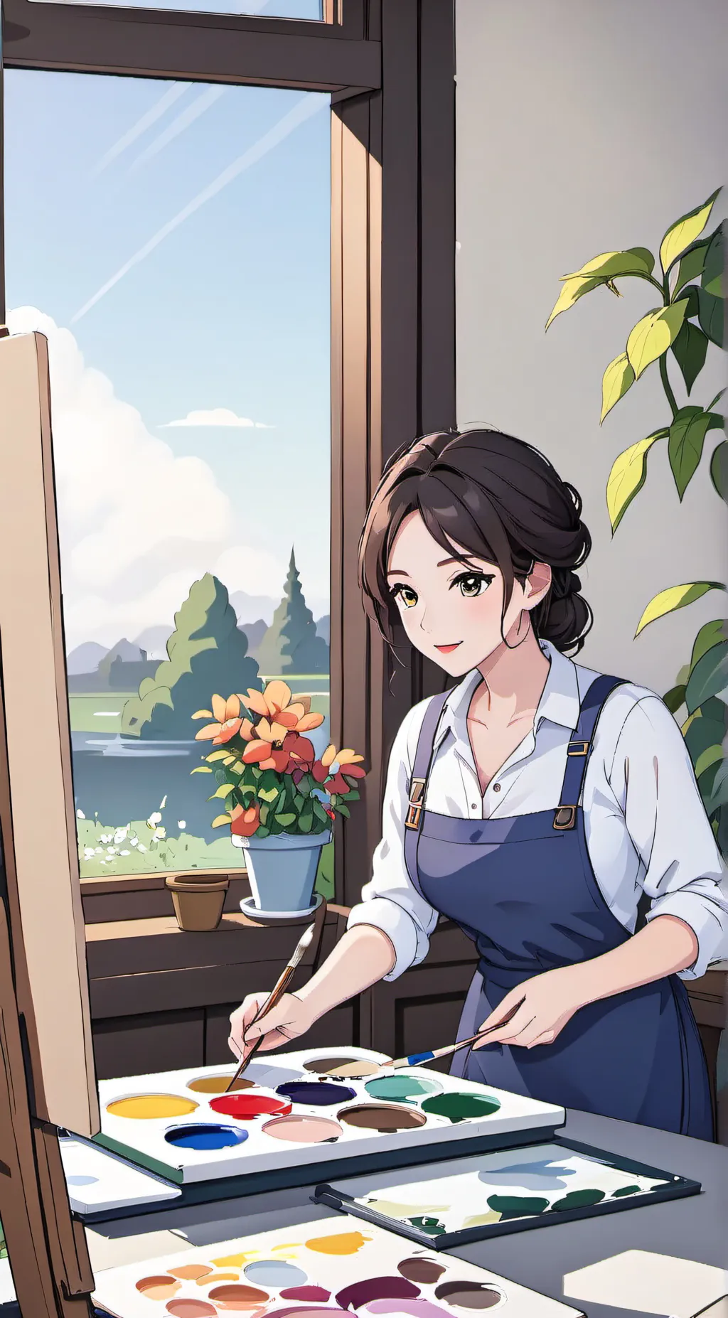 ai character: Sophie background