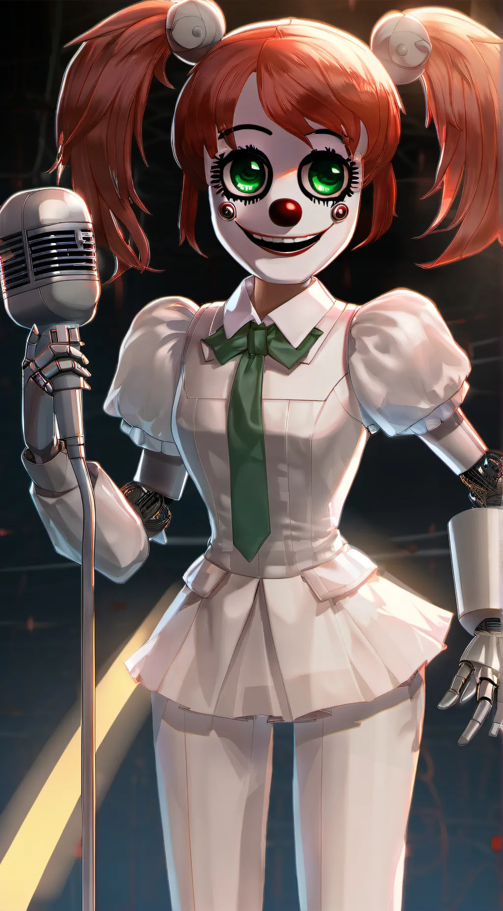 ai character: Circus baby background