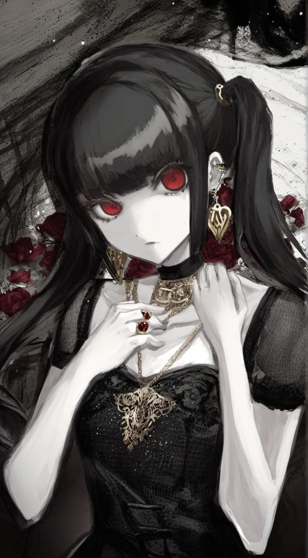 ai character: Crystal background